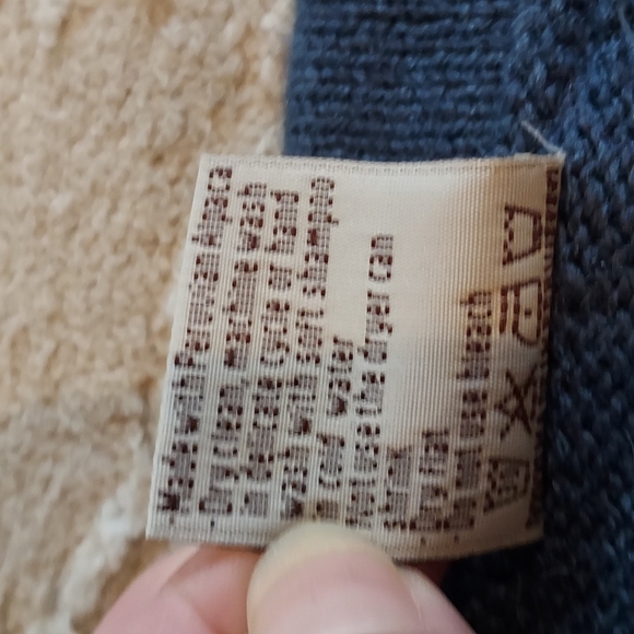 The Little Alpaca's House V Neck Navy Sweater, Size S/M - Picture 3 of 10